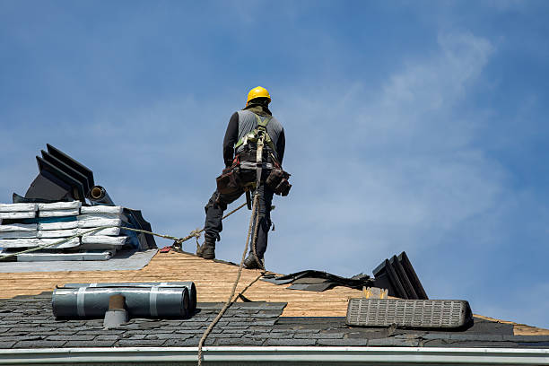 Professional Storm Damage Roof Repair technician working in Hankinson, ND